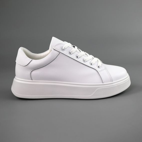 Кеди жіночі шкіряні 591415 Білі 36 37 38 39 40 41