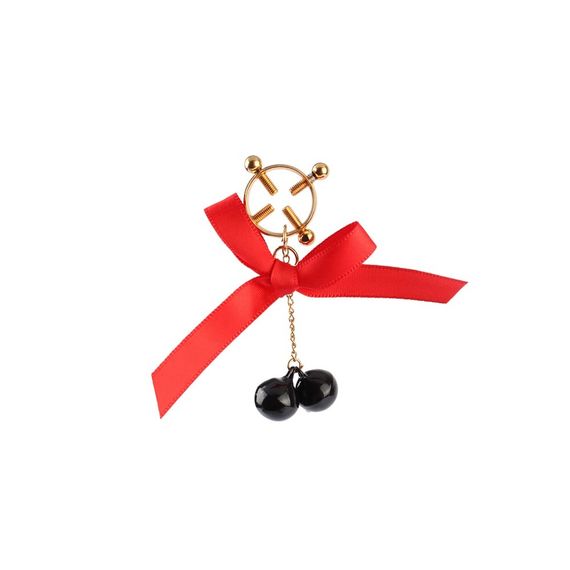 Набір затискачів на соски з дзвіночками Senuelo Chisa, червоний, 2 пари | Зображення 1