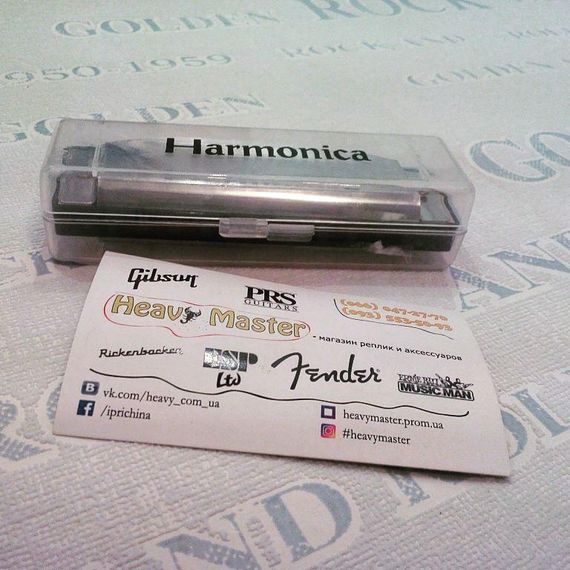 Гармонь губная гармошка harmonica на 10 отверстий | Зображення 2