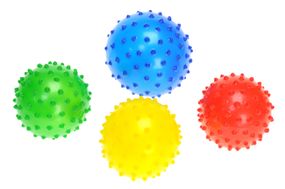 М'яч дитячий 6228 "Їжачок" 4 шт в сітці, в коробці р.40x9x9 см YG TOYS
