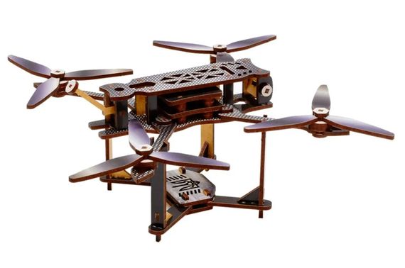 Конструктор Puz-00953 FPV Mini дерев'яний, PuzzleOk | Зображення 3