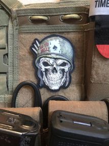 Патч / шеврон “Skull.Go to hell”