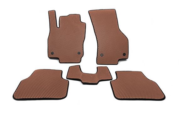 Коврики EVA (Коричневые) для Skoda Octavia III A7 2013-2019 гг