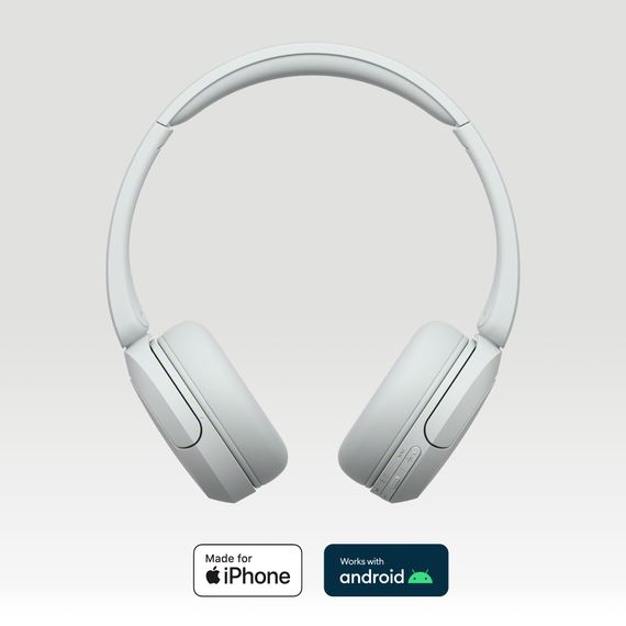 Навушники Sony  On-ear WH-CH520 BT 5.2, SBC, AAC, Wireless, Mic, Білий (WHCH520W.CE7) | Зображення 1