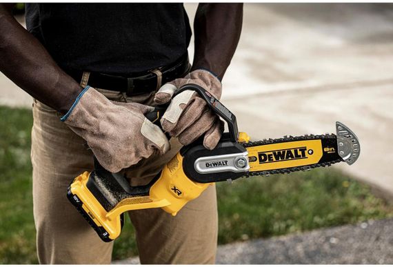 Міні-пила ланцюгова акумуляторна безщіткова Довжина шини 20 см DeWALT DCMPS520P1 | Зображення 4