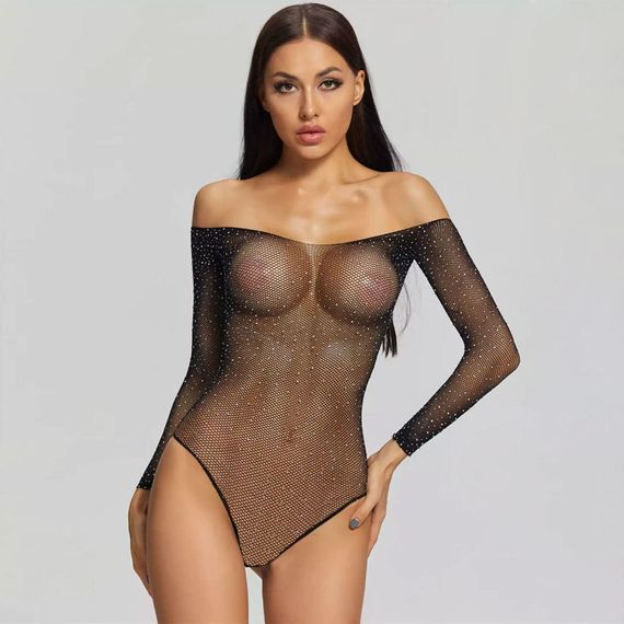 Боді-Сітка Babydoll 44 Чорний 1006 | Зображення 2