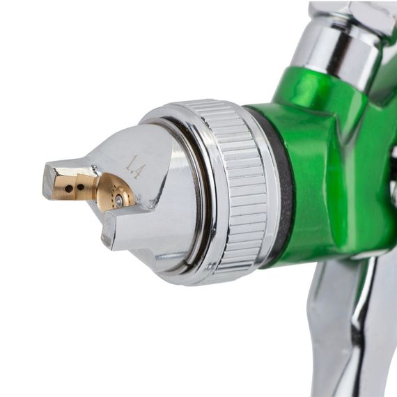 Фарборозпилювач Sigma HVLP 1.4 мм з верхнім баком 600 мл Green (6812021) | Зображення 7