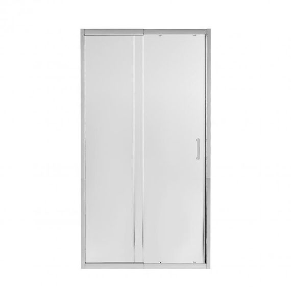 Душові двері в нішу Qtap Taurus CRM201-11.C6 97-108x200 см, скло Clear 6 мм, покриття CalcLess