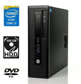 Системный блок HP ProDesk 600 G1 SFF / Intel Core i3-4150 (2 (4) ядра по 3.5 GHz) / 8 GB DDR3 / 500 GB HDD / Intel HD Graphics 4400 / DVD-RW / DisplayPort б/в
