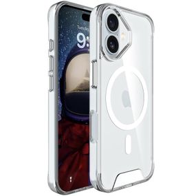 Чохол TPU Space Case with MagSafe Apple iPhone 17 (6.3") Прозорий