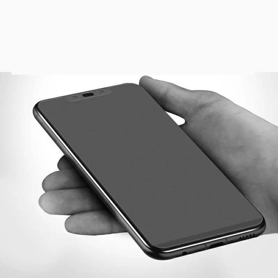 Матове захисне скло 2.5D для Huawei P Smart Plus колір Чорний | Зображення 1