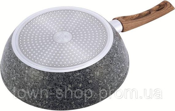 Сковорода-сотейник Kamille Grey Marble Ø32см индукционная с антипригарным покрытием | Зображення 2