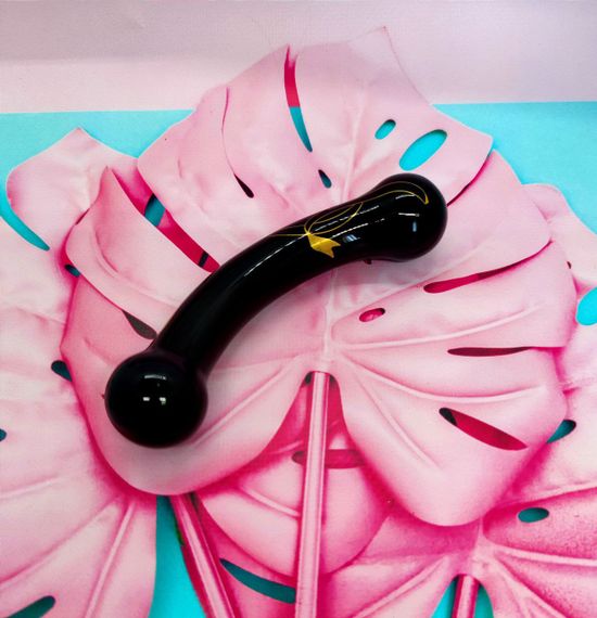 Скляний двосторонній фалоімітатор SECRET KISSES 5.5" HANDBLOWN DOUBLE ENDED DILDO | Зображення 1