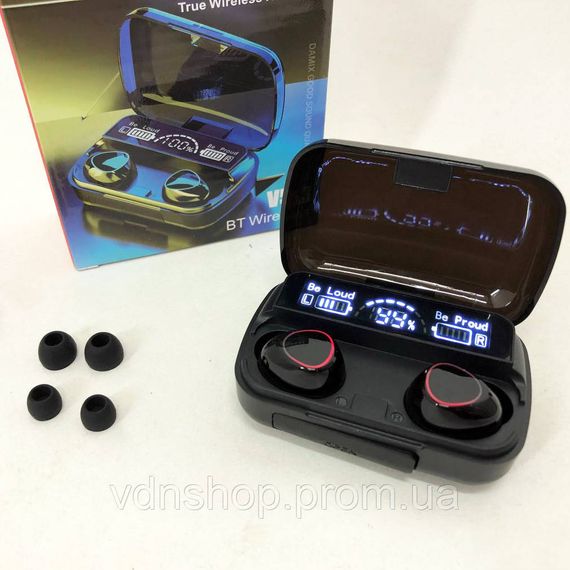 Блютуз беспроводные наушники затычки, Сенсорные беспроводные наушники Блютуз с микрофоном OF-35 | Зображення 3