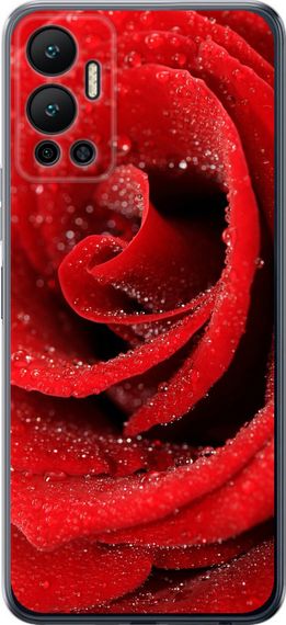 Чехол на Infinix Hot 12 Красная роза "529u-2864-17620"