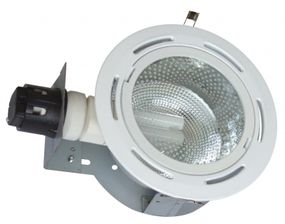 Світильник Downlight стельовий вбудований DL-07W E27 WH Brille 166025