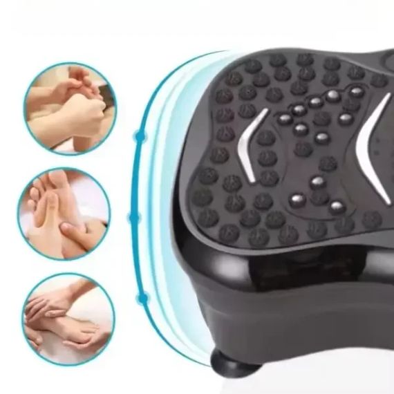 Тренажер с виброплатформой для снижения веса - Фитнес-платформа с петлями эспандерами  AND LY-761 | Зображення 5