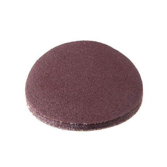 Круг наждачний самоклейний 125 мм, папір класу E, К80, 10 од. INTERTOOL BT-0558 | Зображення 1