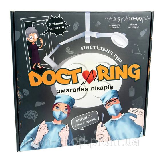 Настольная игра "Doctoring - соревнование врачей" Strateg 30916 укр