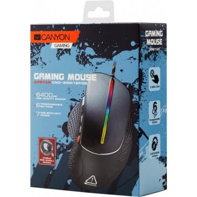 Мышка Canyon Apstar USB Black (CND-SGM12RGB) | Зображення 4