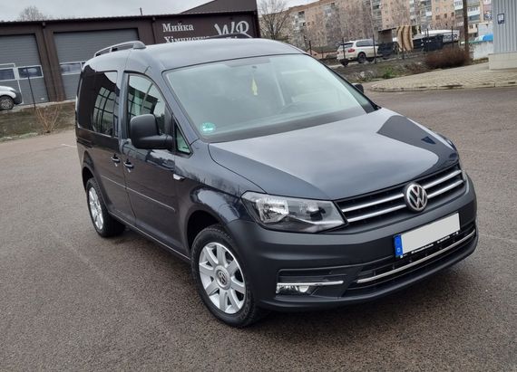 Накладки на решетку (2 шт, нерж) Carmos - Турецкая сталь для Volkswagen Caddy 2015-2020 гг | Зображення 1