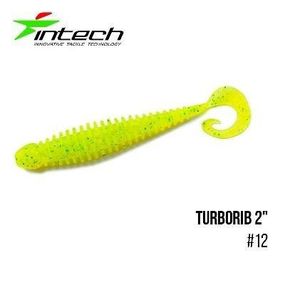 Силиконовая приманка, Съедобный силикон Intech Интеч Turborib 2"12 шт #12