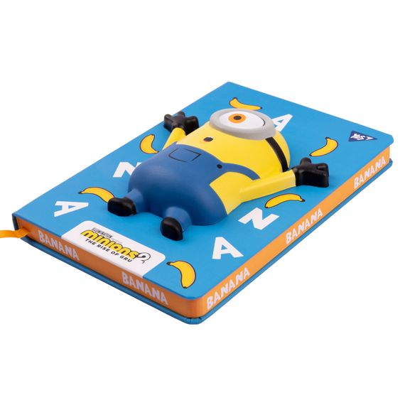 Блокнот-сквіш YES А5 128 арк Minions твердий (151789) | Зображення 1