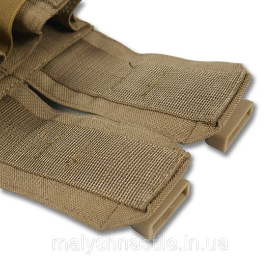 Тактичний підсумок під 2 гранати Kiborg GU Double Mag Pouch Coyote | Зображення 7