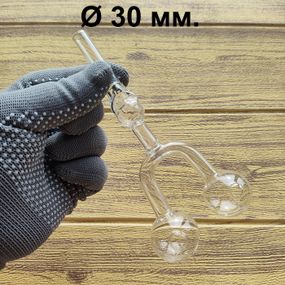 Стеклянная трубка Skull Double Oil Clear