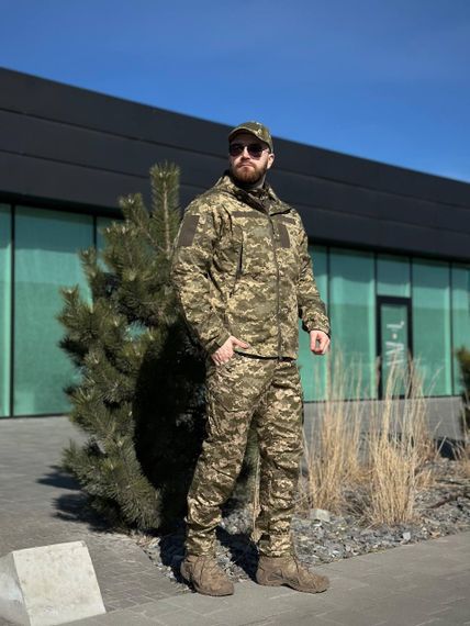 Військовий Комплект DE LUX Піксель TWILL 3 в 1 mm14 Убакс + Штани + Легка Куртка Military | Зображення 1