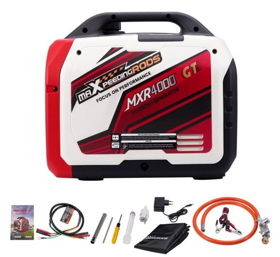 Генератор інверторний MaXpeedingRods 3.5 кВт Електричний старт/Дистанційний старт з телефону/Ручний стартер MXR4000 GT | Зображення 1
