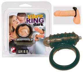 Ерекційне кільце - Vibro Ring Dark Silicon