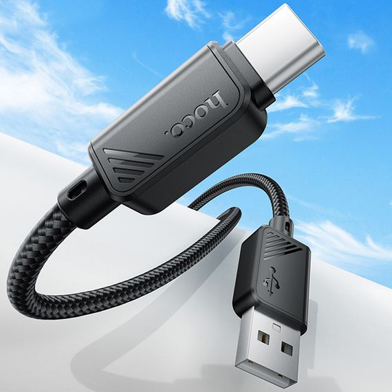 Дата кабель Hoco X113 Beneficio USB to Type-C (1m) Black | Зображення 1