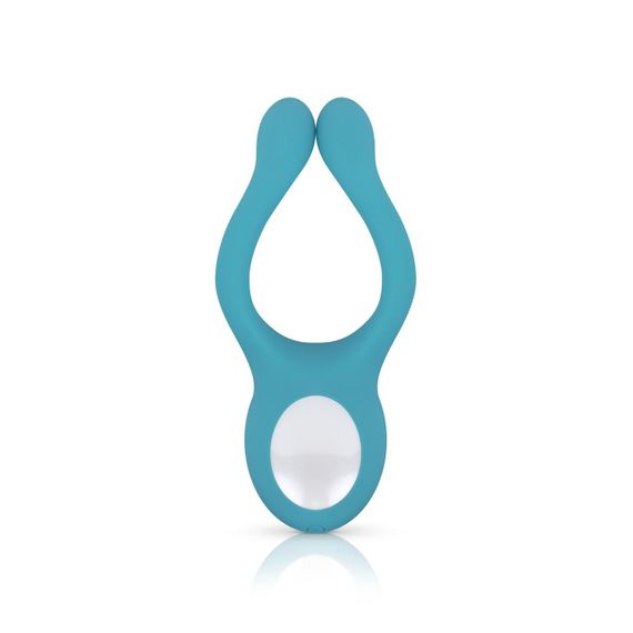 Универсальный вибратор для пар Cala Azul – Dani Couples Toy, 10 режимов Sex Aura | Зображення 3