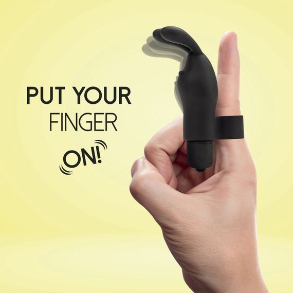 Вібратор на палець FeelzToys Magic Finger Vibrator Black | Зображення 2