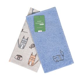 Набір рушників Home Line 65241 Україна 40x60  Бавовна Бежевий