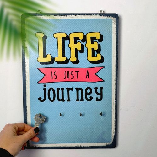 Ключница настенная Life is just a journey 25х36 см (KEDB_20F005)