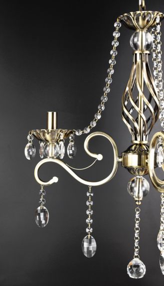 Люстра свічка 25890 Бронза 65-110х50х50 см. | Зображення 3