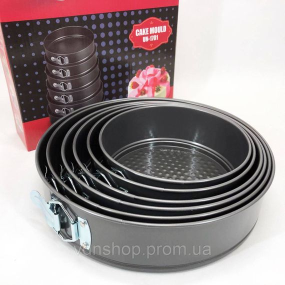 Кондитерские кольца набор Unique, Форма для выпечки круг професиональная, Набор круглых форм DC-74 | Зображення 7