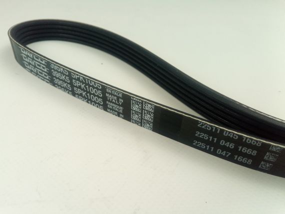 Ремінь генератора струмковий Lanos 1.6 (з ГУР), DAYCO (5PK1005) (96144934) | Зображення 2