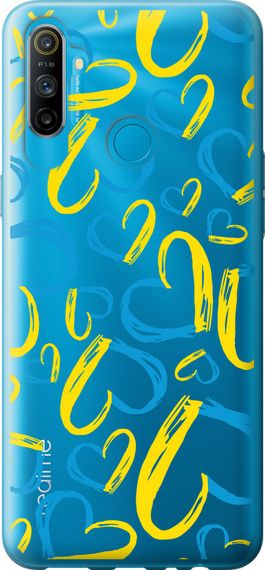 Чехол на Realme C3 Сердца UA "5292u-1889-17620"
