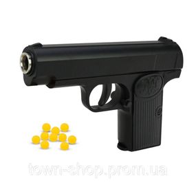 Детский игровой Пистолет C27A металл/пластик, стреляет пульками 6 мм