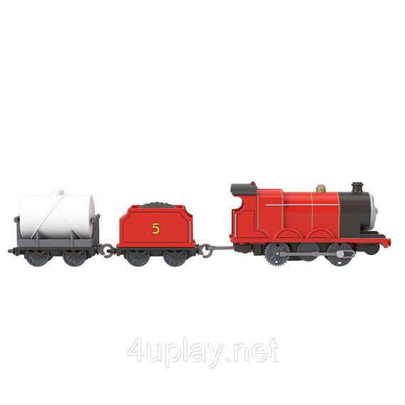Классический моторизованный поезд Джеймс из юбилейной серии к 80-летию Thomas & Friends Оригинал Fisher-Price | Зображення 2