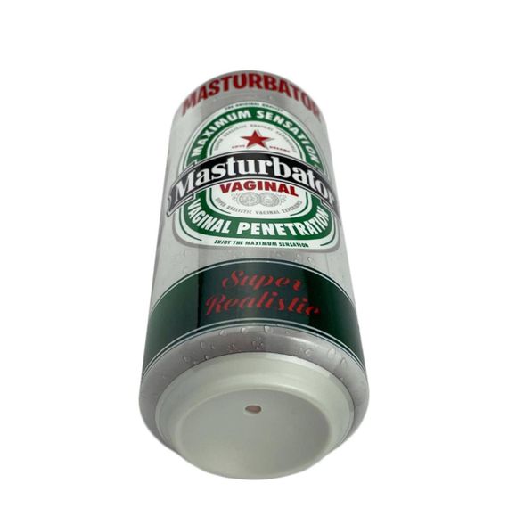 Мастурбатор-вагина Alive Heineken Vagina II в виде банки пива Sex Aura | Зображення 4