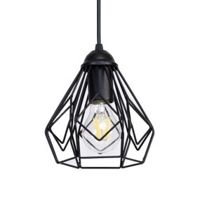 Світильник підвісний (люстра) Bevel P165 Чорний, Atmolight