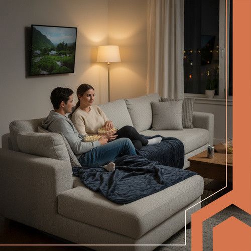 Електроковдра з підігрівом RUHHY 180×130 см, 6 режимів, чорна | Зображення 6