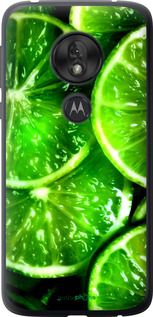 Чохол на Motorola Moto G7 Play Зелені часточки лимона "852u-1656-2448"