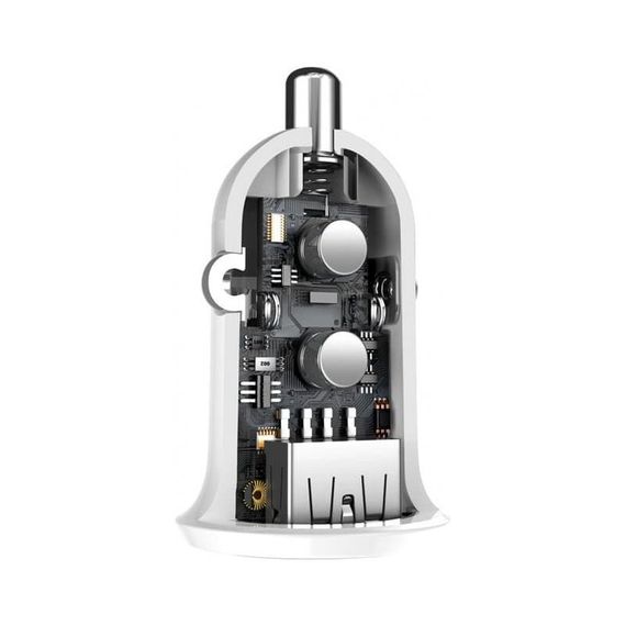 АЗУ Baseus Grain Pro (2USB 4.8A) (CCALLP) Белый | Зображення 1