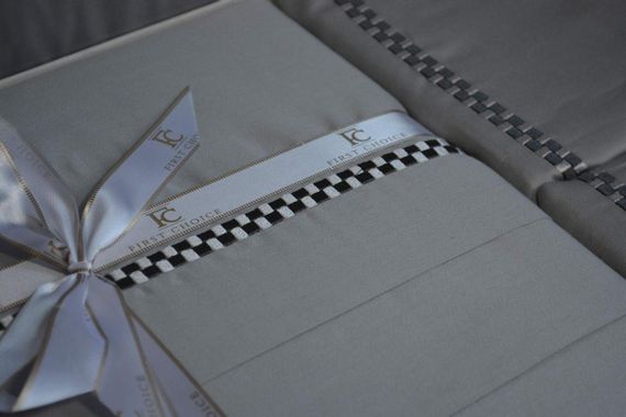 Постельное белье First Choice V.I.P Satin Moonlight 200 х 220 см Pierre Grey | Зображення 4