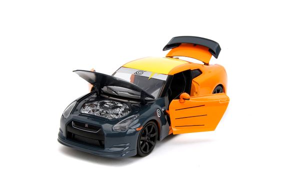 Игровая металлическая машинка Naruto Нисан GT-Rс Наруто | Зображення 2
